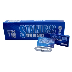 RAZOR BLADES INOX STEEL 200 U.