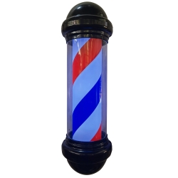 BARBER POLE NEGRO CON AZUL...