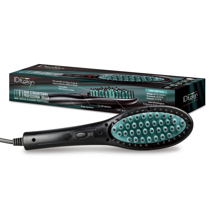 MINI HAIR STRAIGHTENING PROFESSIONAL BRUSH