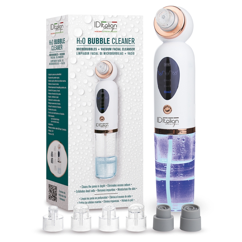 H2O BUBBLE CLEANER, LIMPIADOR FACIAL DE MICROBURBUJAS + VACÍO