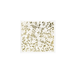 NAIL ART STICKERS GOLD FLOWERS