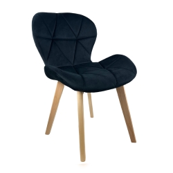 OSLO CHAIR BLACK VELVET