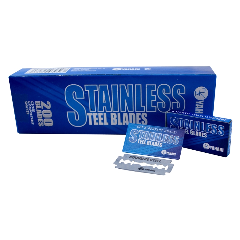 RAZOR BLADES INOX STEEL 200 U.