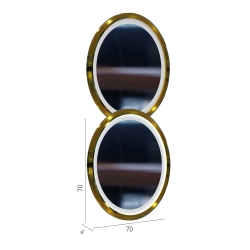 CIRCULAR MIRROR WITHOUT LIGHT