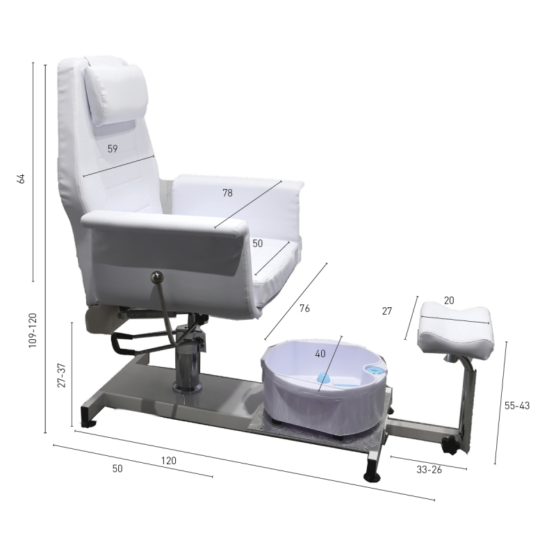 CADEIRA DE PEDICURA WAVE