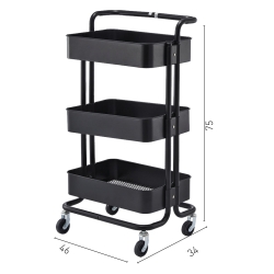 CUBE TROLLEY 3 TRAYS