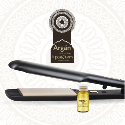 ARGAN CARE PRO ACTIV, LISSEUR PROFESSIONNEL EN CÉRAMIQUE IMPRÉGNÉ D'HUILE D'ARGAN